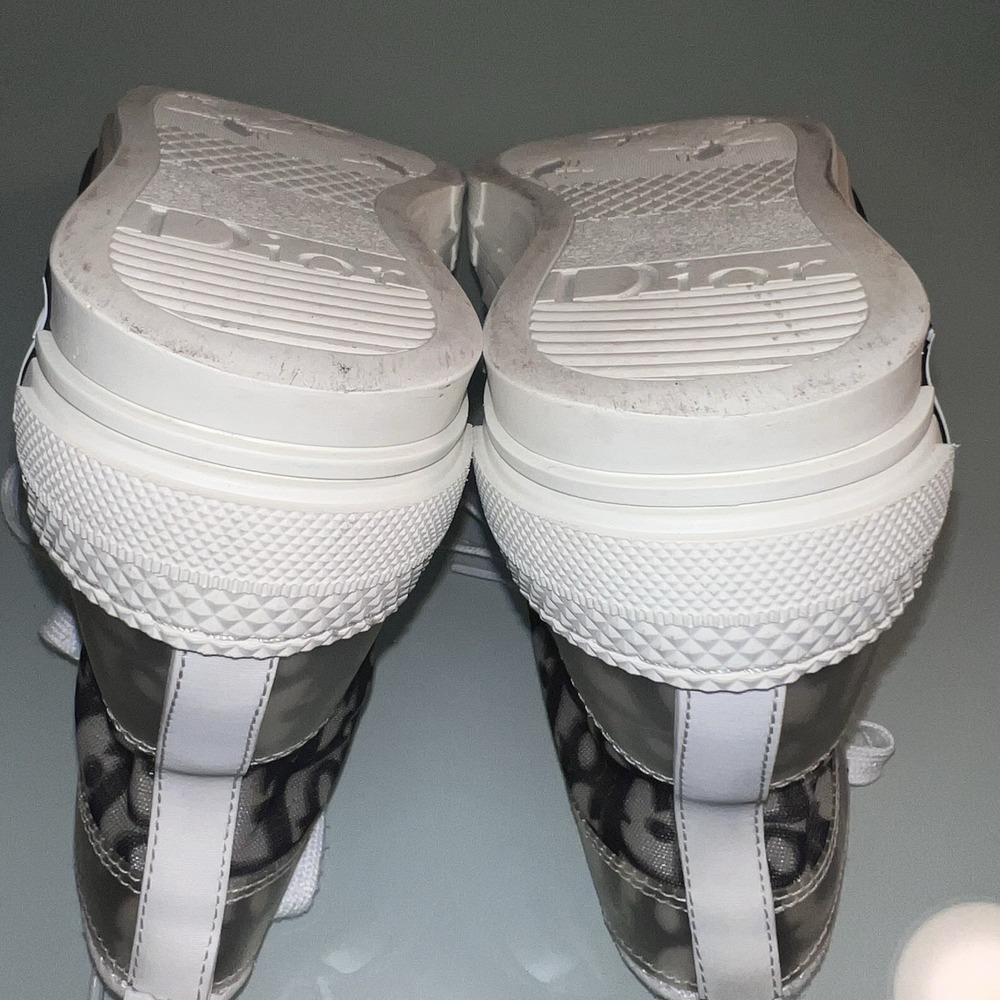 Christian Dior B23 High Top Women's Designer Sneaker 37 Size 7 - Picture 11 of 16